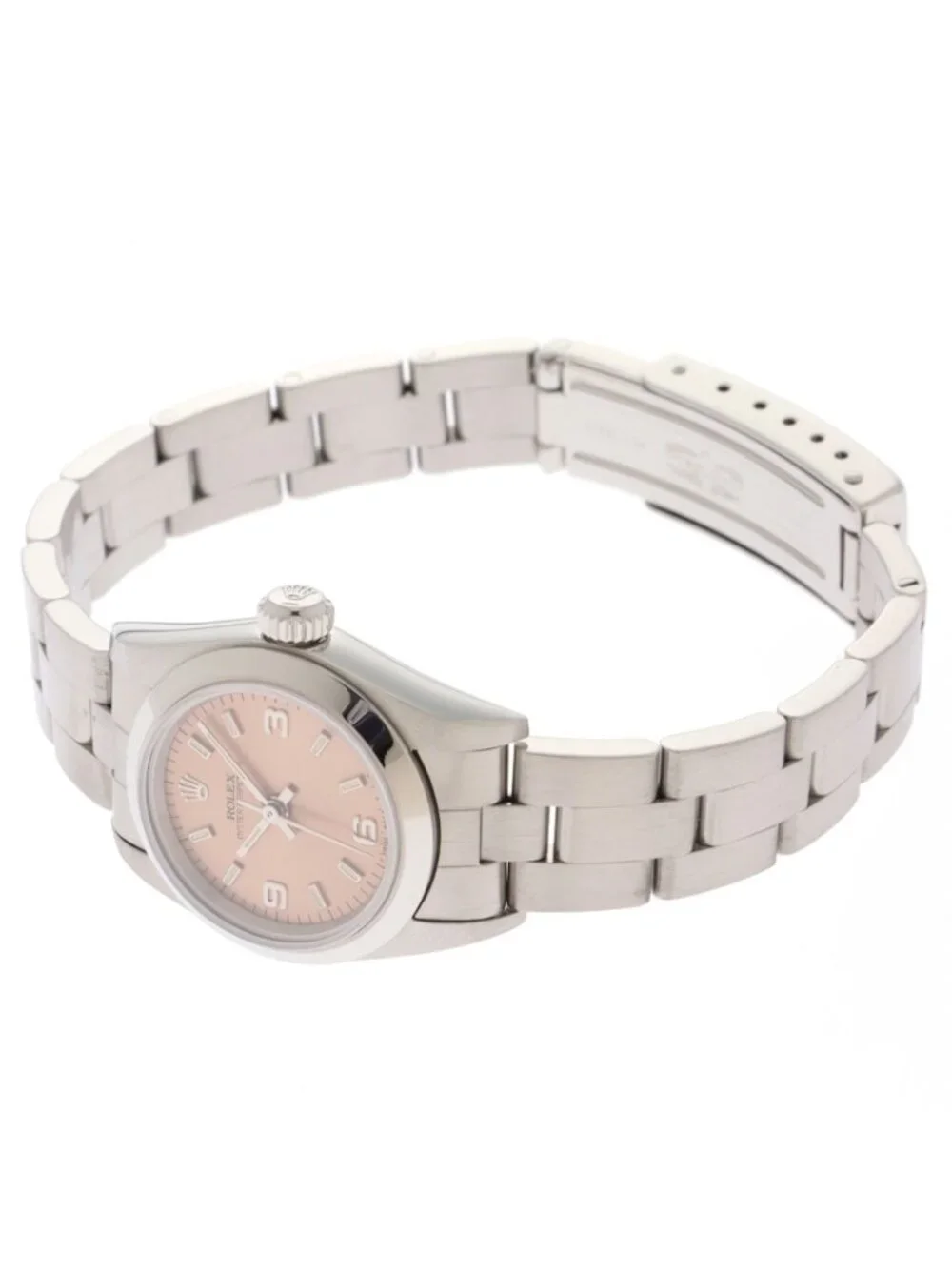 Rolex Oyster Perpetual Pink Stainless Steel Automatic